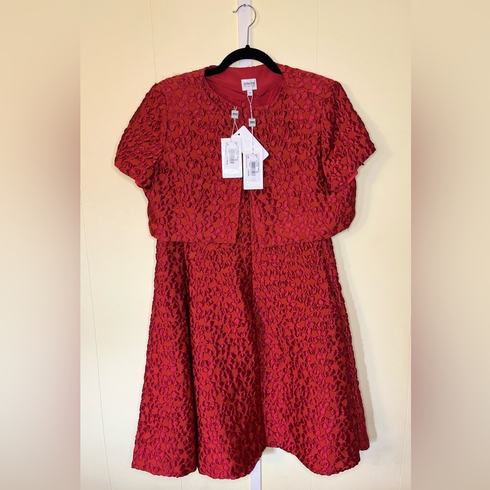 Armani Collezioni Dress in Rich Red
